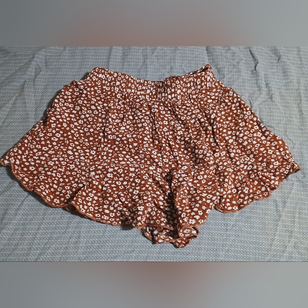 Girls High Waist Shorts